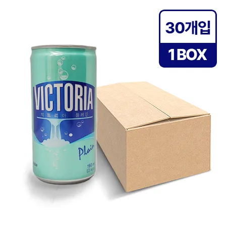 빅토리아 탄산수(190ml_플레인 190ml*30EA/BOX) 이미지