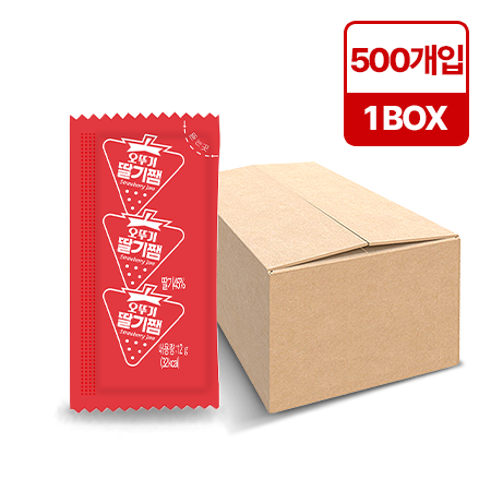 오뚜기 딸기잼(일회용 12g*500EA/BOX) 이미지