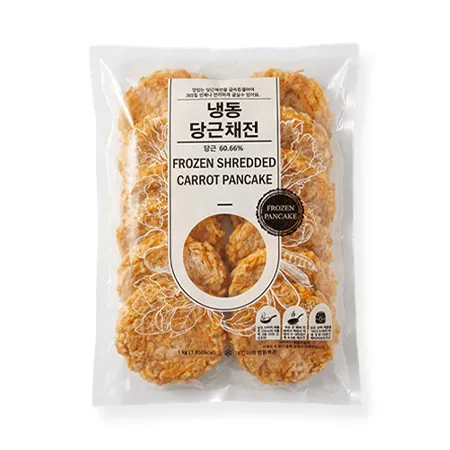 글로벌냉동 당근채전(70g*14±1입 1Kg/EA) 이미지