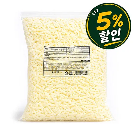 ★초특가★ 도노쉐프 피자치즈(모짜렐라99% 2.5Kg) 냉장