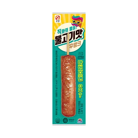 ★초특가★ 사조오양 불고기맛후랑크(70g/EA) 핫바 이미지