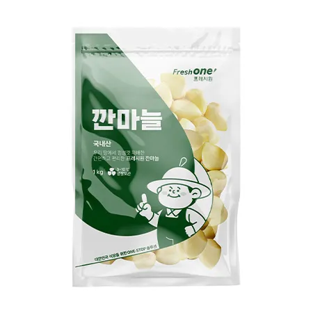 ★매일시장특가★ 프레시원 깐마늘(소 1Kg/EA) 마늘 초특가 매일시장특가 이미지