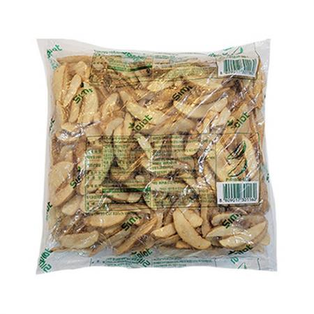 심플로트 냉동감자(렌치웨지컷 2Kg/EA) 반달 감자 감자튀김 이미지