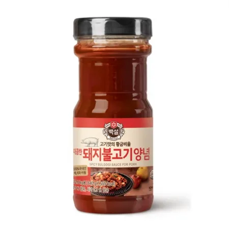 백설 돼지불고기양념(매콤_12입 840g/EA)