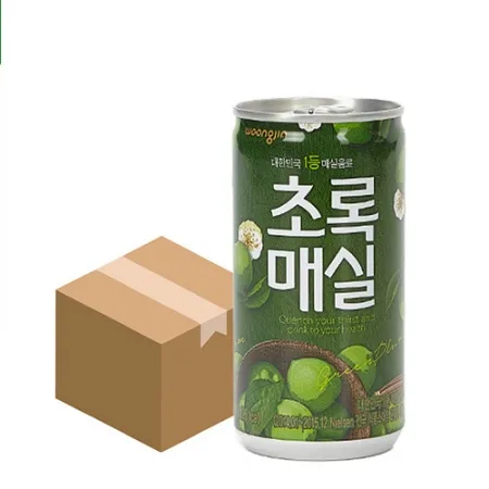 초록매실 매실주스(캔_180ml 180g/EA)x30 이미지