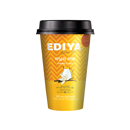 이디야 바닐라라떼(컵_300ml 300g/EA)