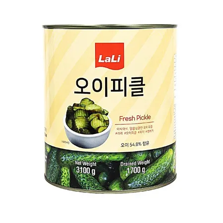 라리 오이피클(슬라이스 3.1Kg/EA)