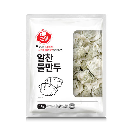 굿딜 알찬물만두(9g*111±5개입 1Kg/EA)