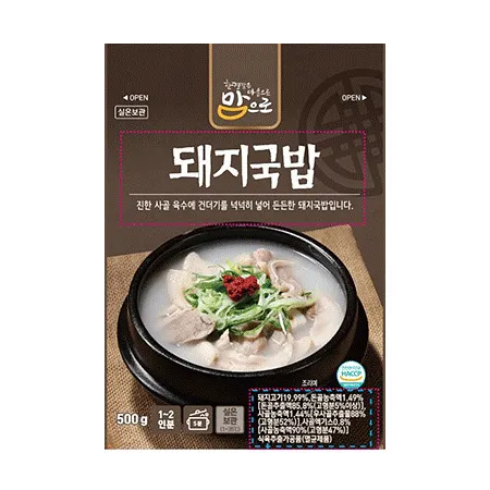 도야지식품 맘으로돼지국밥(500g/EA)