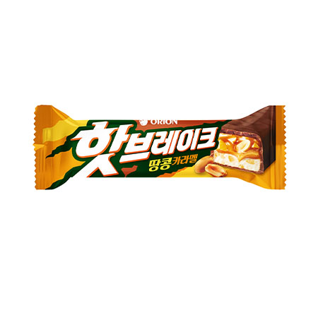 오리온 핫브레이크(땅콩카라멜_45g*15개입 675g/EA)