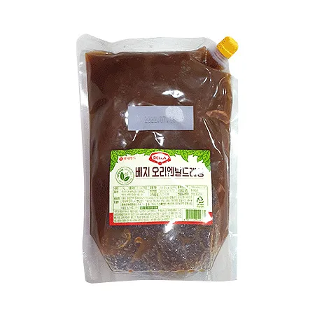 롯데푸드 오리엔탈드레싱(베지 2Kg/EA) 소스