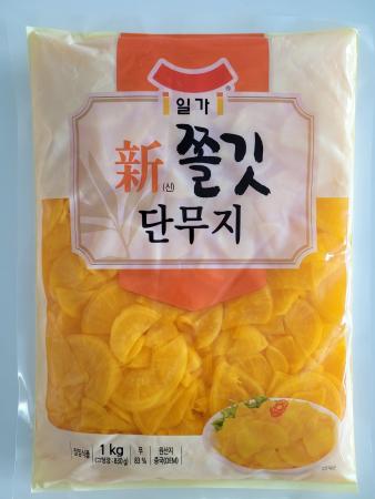 일가 쫄깃단무지(온라인용 슬라이스 1Kg/EA)