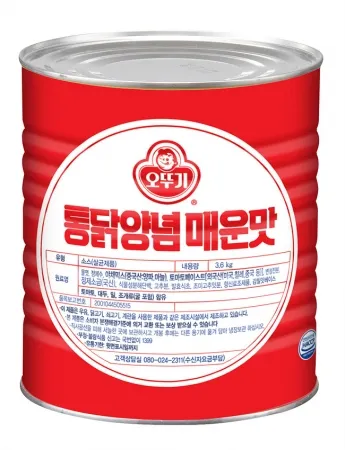 오뚜기 매운통닭양념소스(3.6Kg/EA)