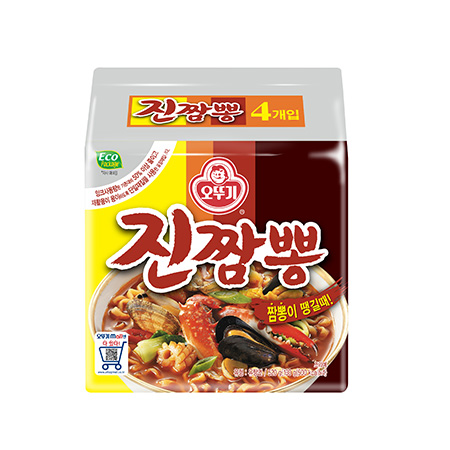 오뚜기 진짬뽕(봉지라면_130g*4입 520g/EA)