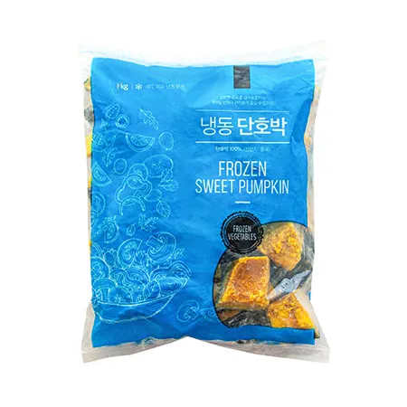 냉동단호박(유피_껍질있음_절단 샐러드용 1Kg/EA)