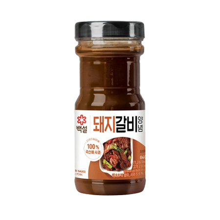 백설 돼지갈비양념(사과배_12입 840g/EA)