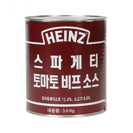 하인즈 토마토비프스파게티소스(3Kg/EA)