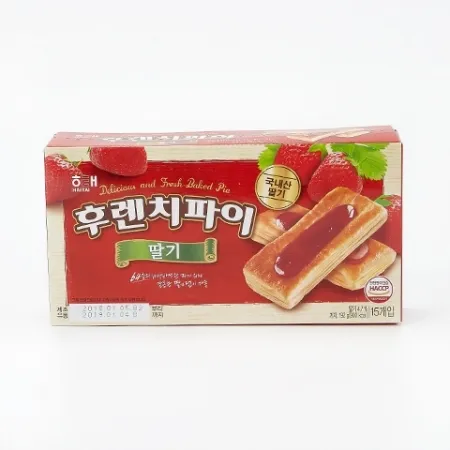 해태제과 후렌치파이(딸기맛_15개입 192g/PAC)