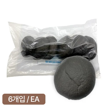 ★베이커리특가★ 오징어 먹물빵(먹물번_미컷팅_50g*6입 300g/EA) 베이커리 카페 먹물번 번