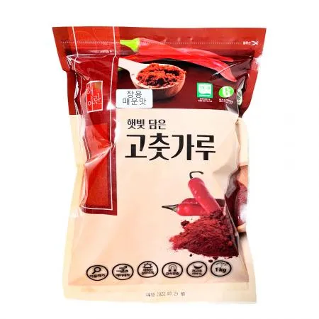 해아란 햇빛담은고춧가루(고운,중식/장용,매운맛 1Kg/EA) 국내산 고추가루