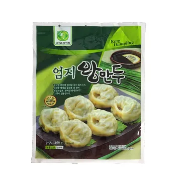 엄지식품 고기 왕만두(70g*20입 1.4Kg/EA) 고기만두