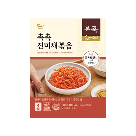 본죽 촉촉진미채볶음(60g/EA)