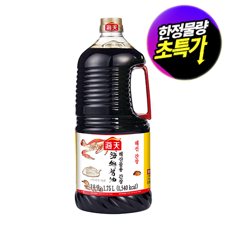 ★임박 초특가★ 해천 해선간장(1.75L 1.75Kg/EA)(소비기한 ~5/8)