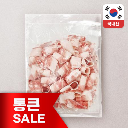 [통큰세일]♥정육특가♥ 국내산 대패삼겹(2mm + 롤말이 1kg/EA) 옛날 대패삼겹 냉삼 돌돌말이