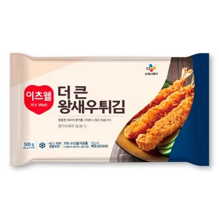 이츠웰 더큰왕새우튀김(50g*10미 500g/EA) 묶음특가