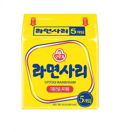 오뚜기 사리면(멀티팩_110g*5입 550g/EA) 라면사리 사리면 [원산지: 상세설명참조]