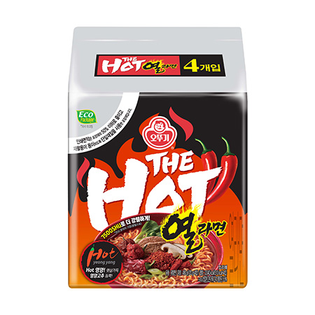 오뚜기 더핫열라면(봉지_박스발주 120g/EA)