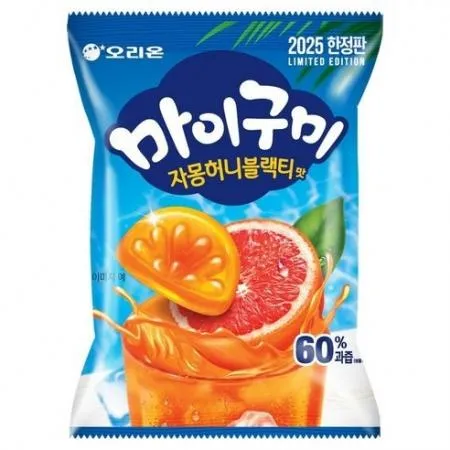 오리온 마이구미(자몽허니블랙티_97g*4개입 388g/EA)