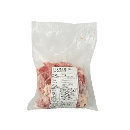 대부인천공장 소목심(6*5*0.2cm 불고기용 1Kg/EA)