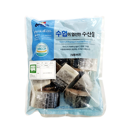 수협어기여찬 삼치(품질인증_내장제거_50~60g/토막 구이용 1Kg/EA)