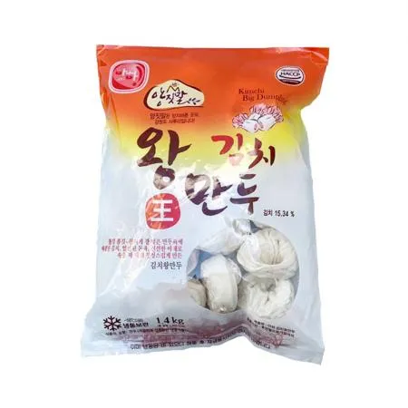 아하식품 김치 왕만두(70g*20입 1.4Kg/EA) 김치만두 [원산지: 상세설명참조]