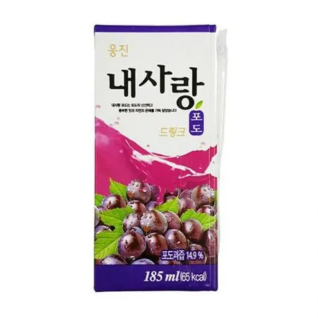 내사랑 포도주스(팩_185ML 185g/EA)x24 이미지