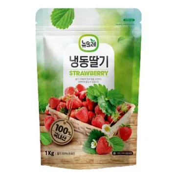 뉴뜨레 냉동 딸기(홀_무가당 1Kg/EA)/국내산