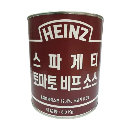 하인즈 스파게티토마토비프소스(3Kg/EA)