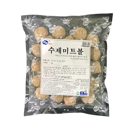 하늘푸드 수제미트볼(30±2개입 1Kg/EA)