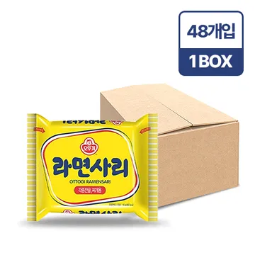오뚜기 사리면(개별포장 110g*48EA/BOX) 라면사리 사리면