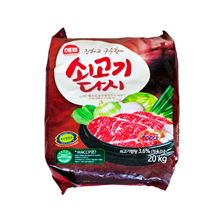 해표 쇠고기다시(20Kg/EA) 소고기다시