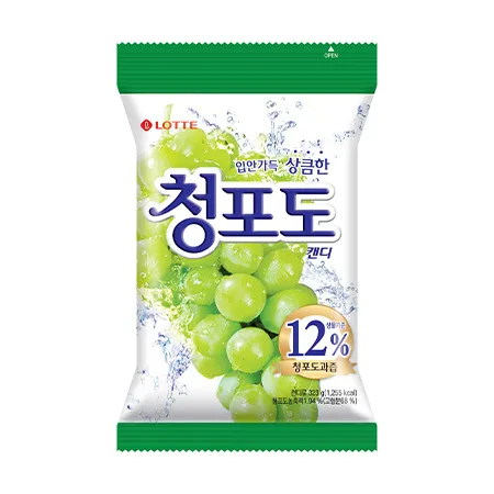 롯데웰푸드 청포도사탕(323g/EA)