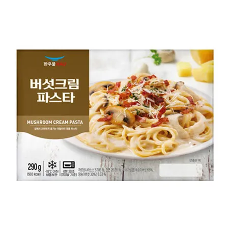 한우물 버섯크림파스타(290g/EA)