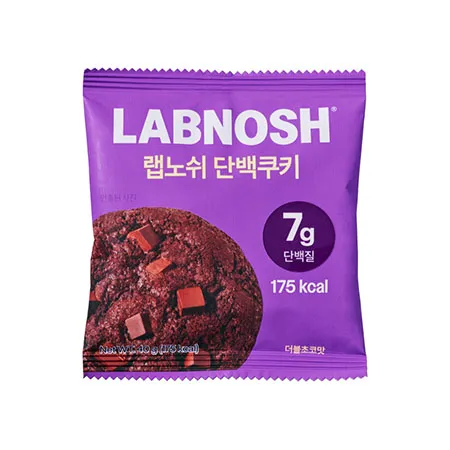 랩노쉬 단백쿠키(더블초코_40g*10개입 400g/EA)