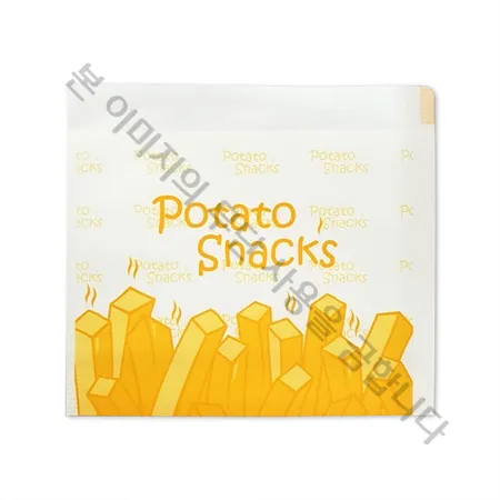 감자튀김봉투(U형_120*30*105mm_500매 EA) 이미지