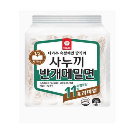 천일식품 사누끼메밀면(250g*5입 1.25Kg/PAC)