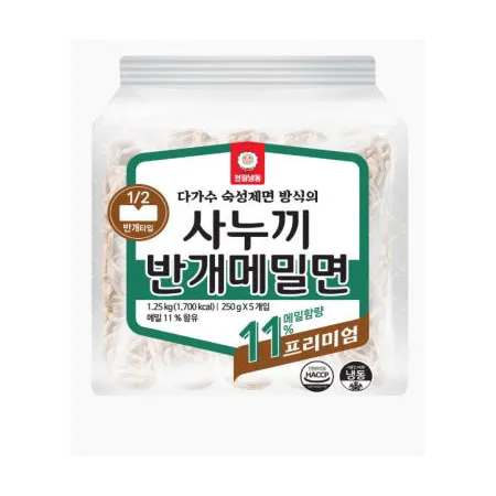 천일식품 사누끼메밀면(250g*5입 1.25Kg/PAC)