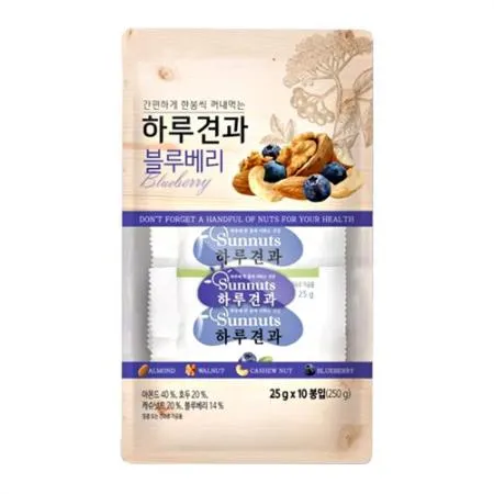 하루견과 블루베리(25g*10입 250g/EA) [원산지: 상세설명참조]