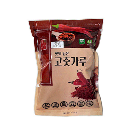 해아란 햇빛담은고춧가루(고운,장용 순한맛 1Kg/EA) 국내산 고추가루