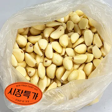 ★매일시장특가★ 깐마늘(국내산, 중 1Kg/EA) 초특가 채소 야채
